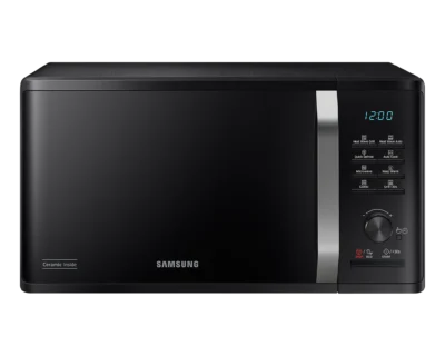 Samsung microwave oven on a white background
